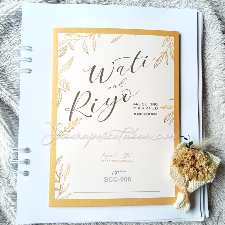 Cetak Undangan Griya SCC 006 - Sakina Undangan