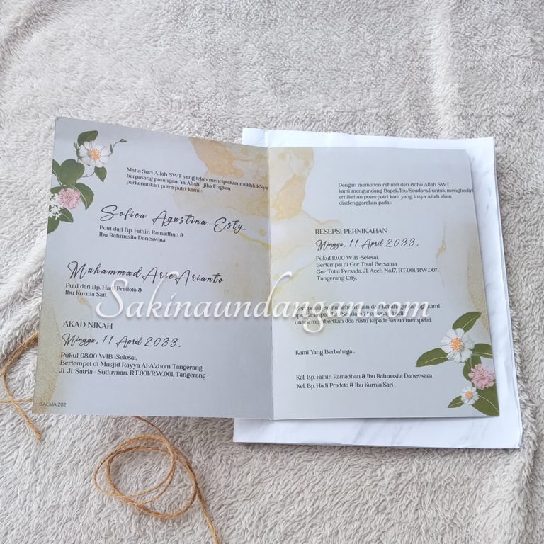 Undangan Salma 202 - Sakina Undangan