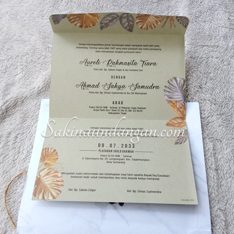 Undangan Salma 203 - Sakina Undangan