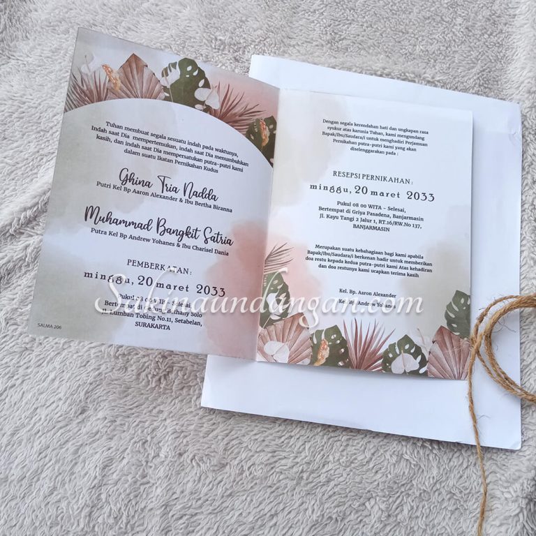Undangan Salma 206 - Sakina Undangan