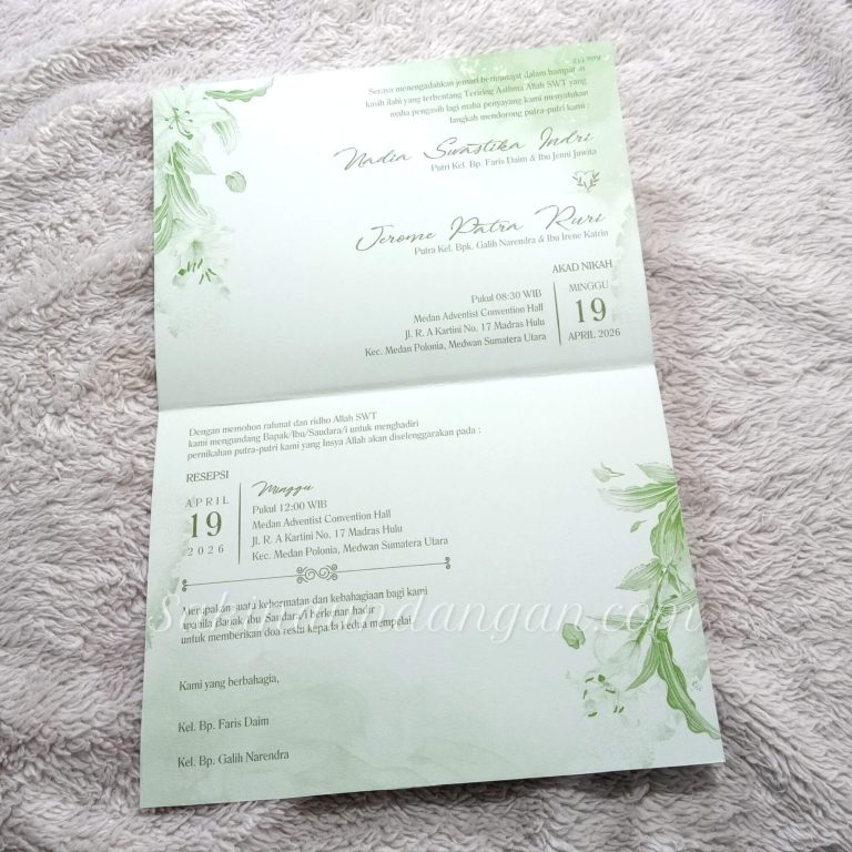 Cetak Undangan Avis 112 - Sakina Undangan