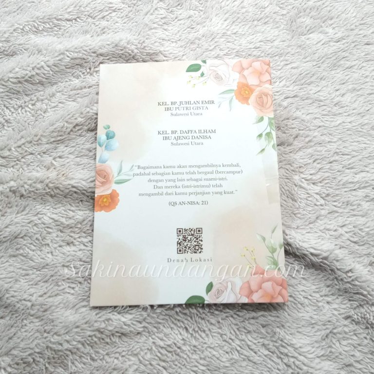 Cetak Undangan Avis 122 - Sakina Undangan