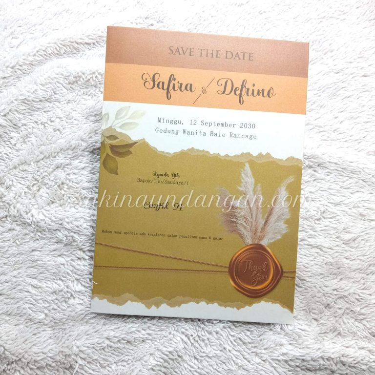 Cetak Undangan Cantik 91 - Sakina Undangan