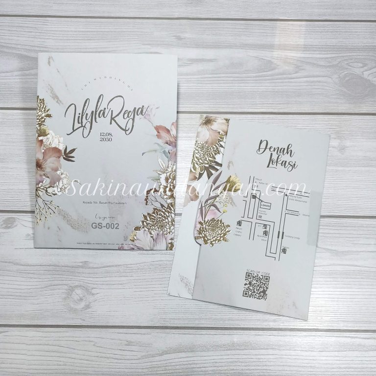 Cetak Undangan GS-002 - Sakina Undangan