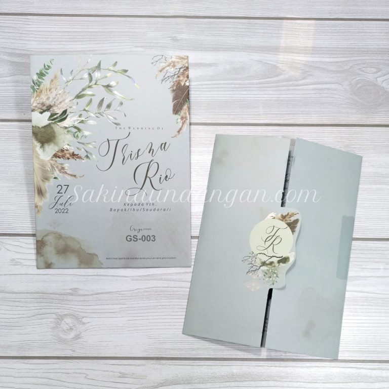 Cetak Undangan GS-003 - Sakina Undangan