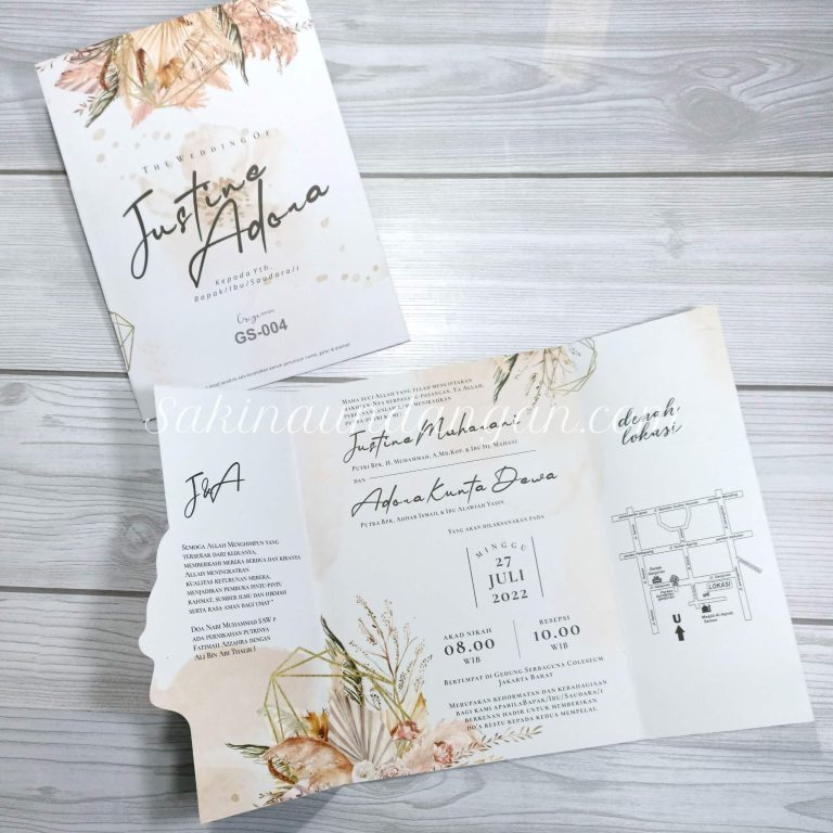 Cetak Undangan GS-004 - Sakina Undangan