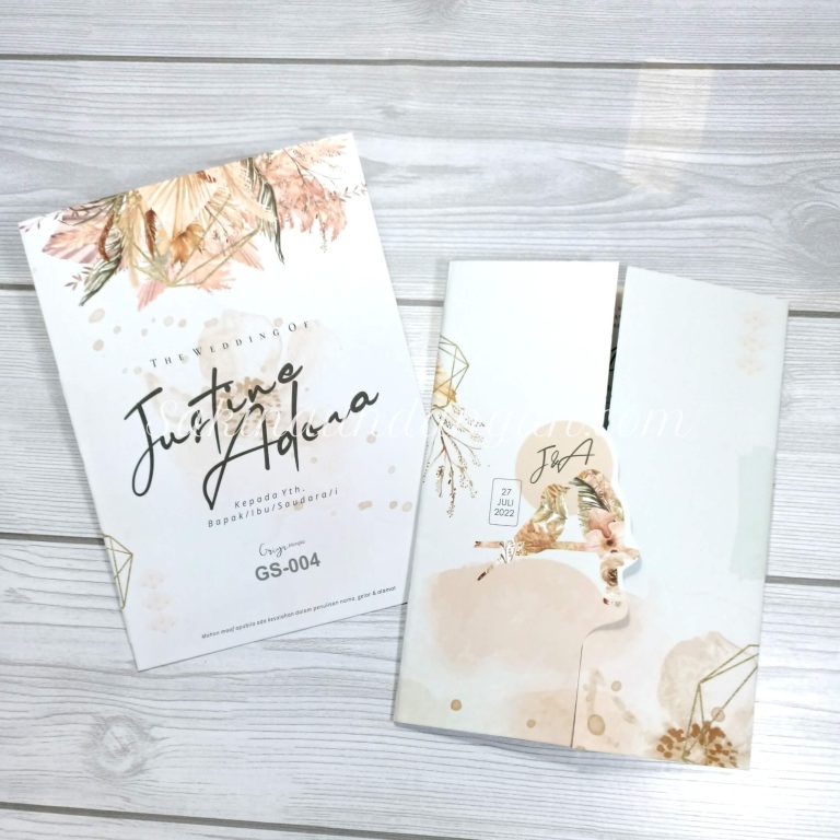 Cetak Undangan GS-004 - Sakina Undangan