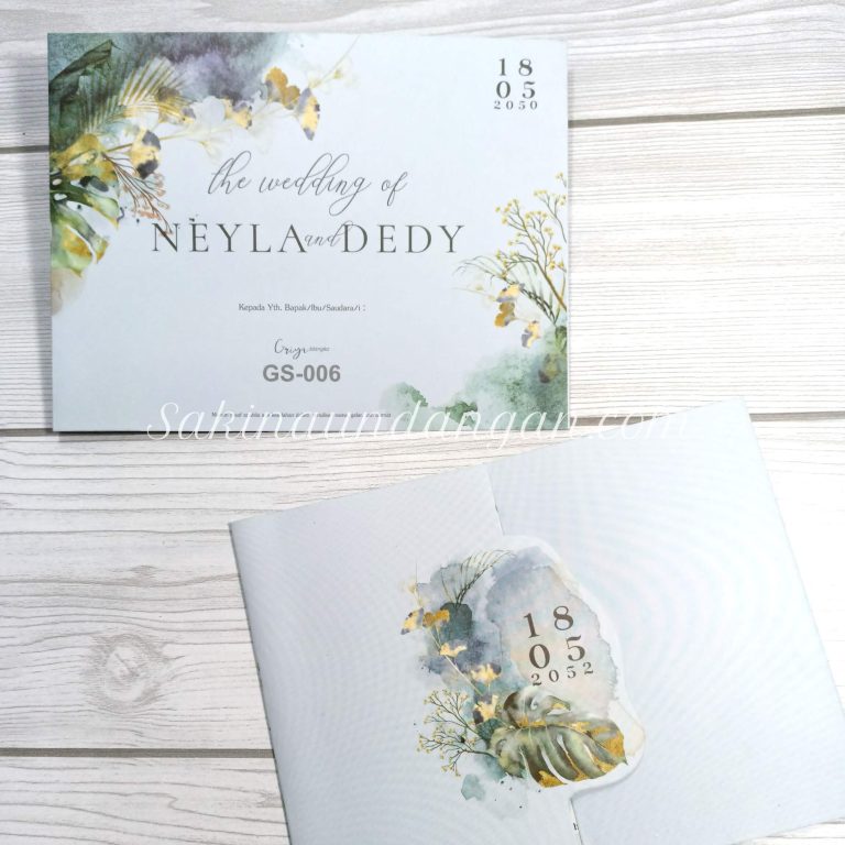 Cetak Undangan GS-006 - Sakina Undangan
