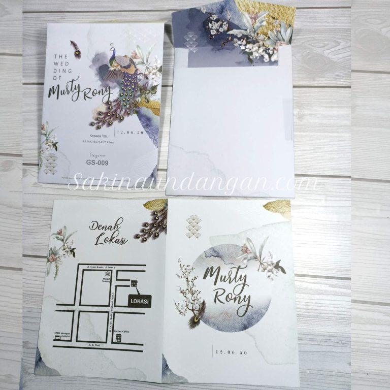 Cetak Undangan GS-009 - Sakina Undangan