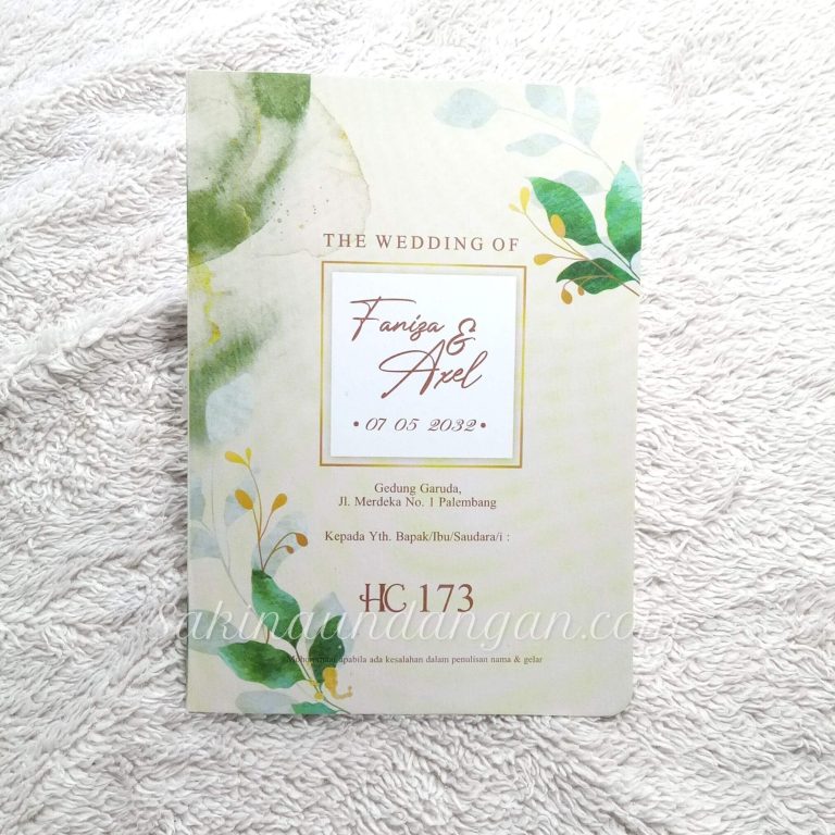 Cetak Undangan HC 173 - Sakina Undangan