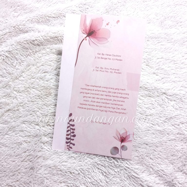 Cetak Undangan HC 175 - Sakina Undangan
