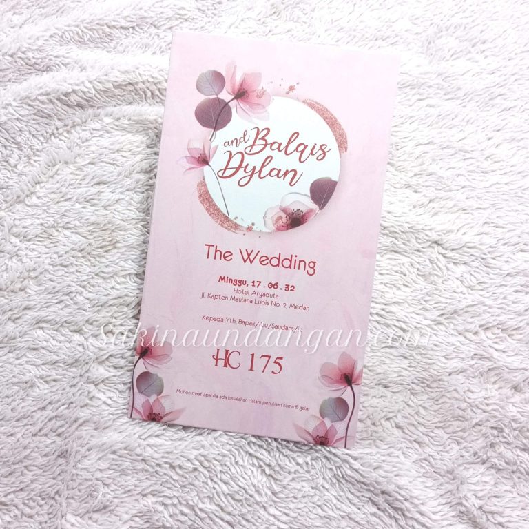 Cetak Undangan HC 175 - Sakina Undangan