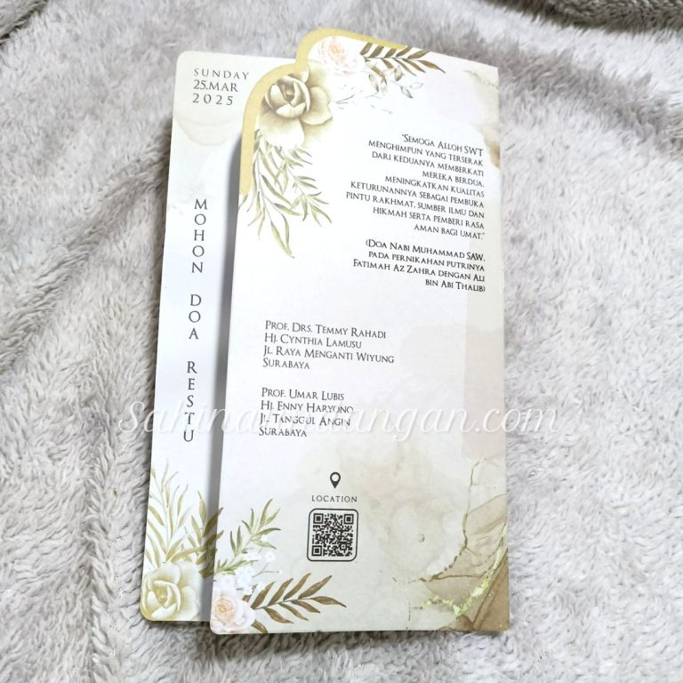 Cetak Undangan Indie 81 - Sakina Undangan