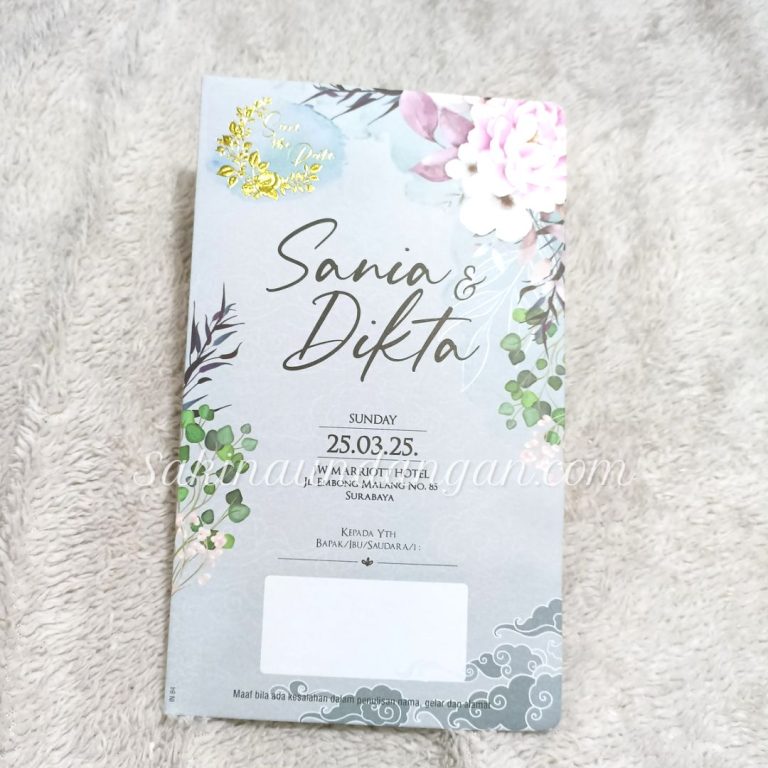 Cetak Undangan Indie 84 - Sakina Undangan
