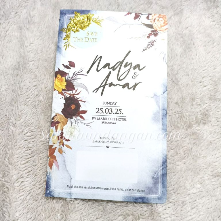 Cetak Undangan Indie 85 - Sakina Undangan