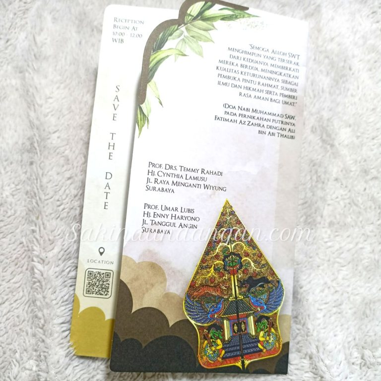 Cetak Undangan Indie 86 - Sakina Undangan